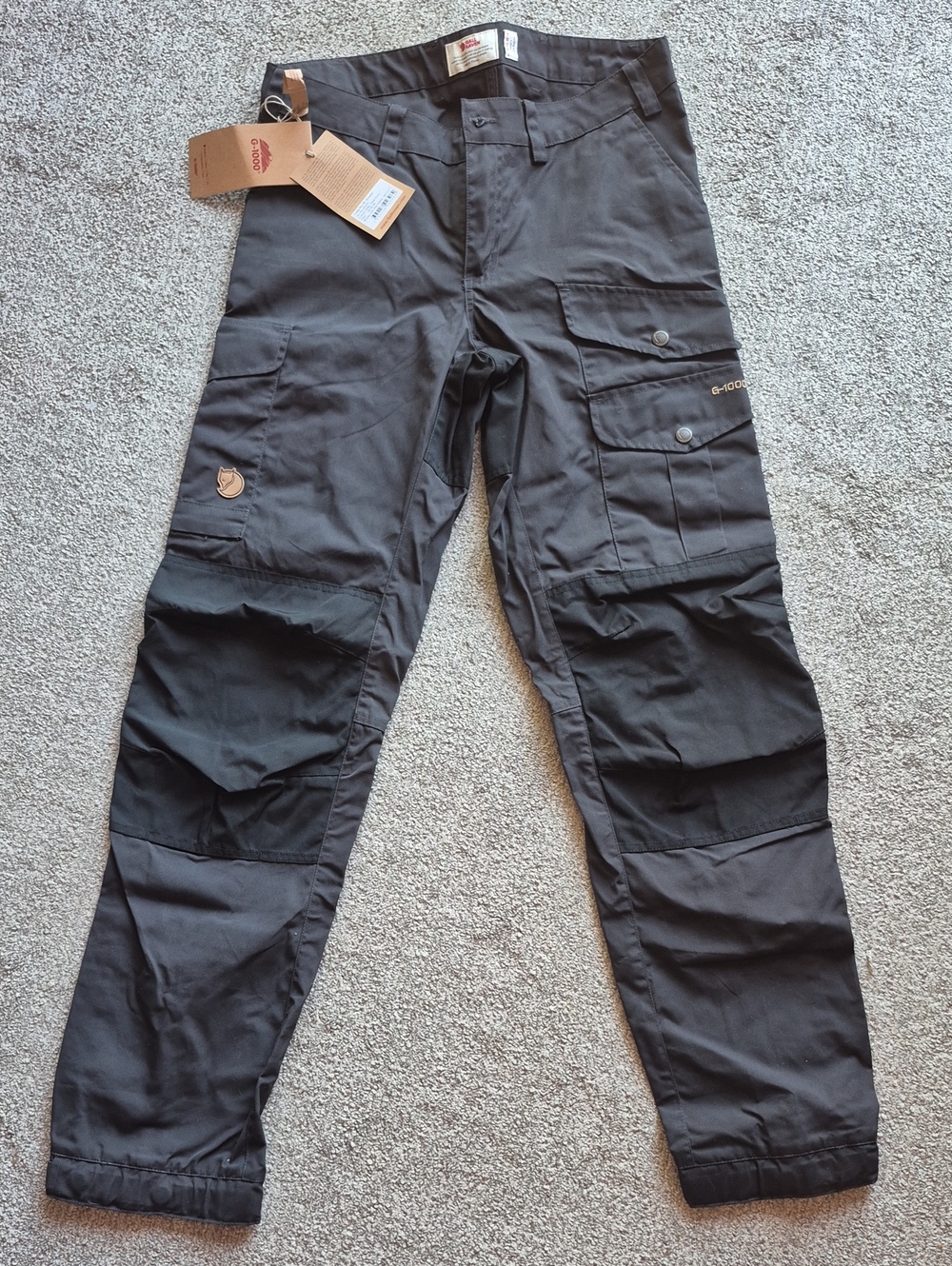 Fjallraven Gray Cargo Trousers